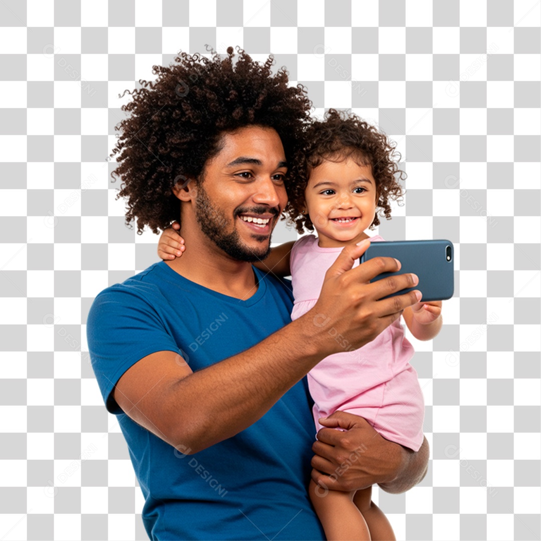 Pai e Filha PNG Transparente