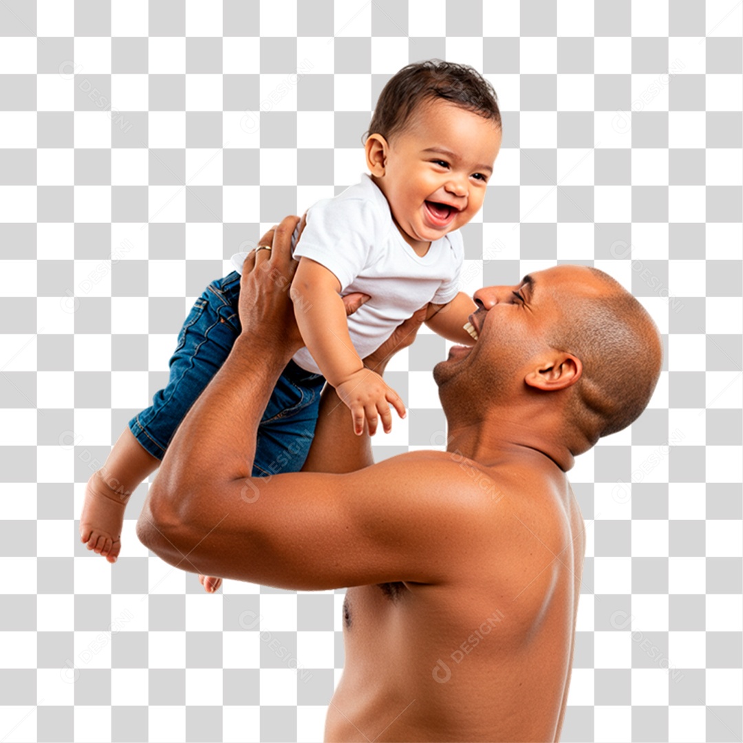 Pai e Filho PNG Transparente