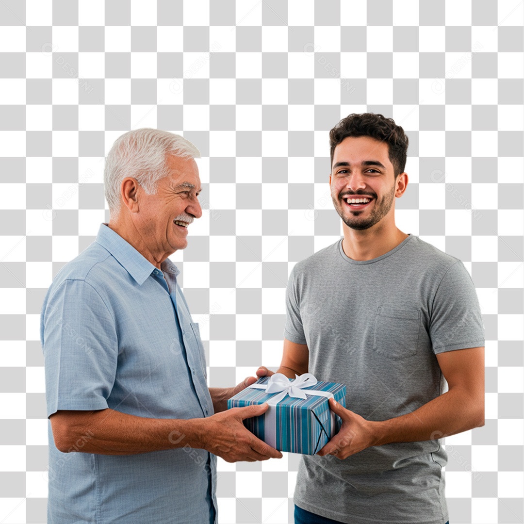 Pai e Filho PNG Transparente