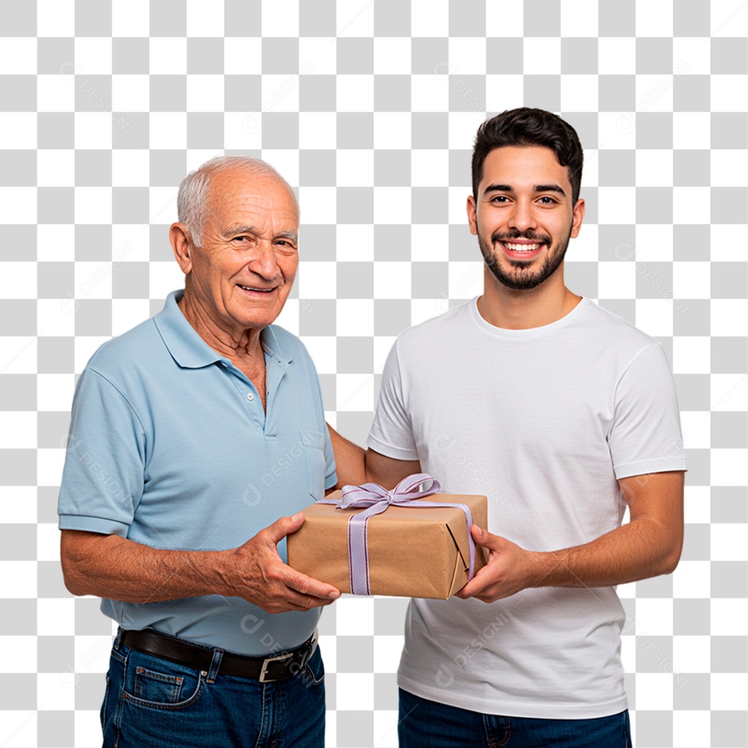 Pai e Filho PNG Transparente