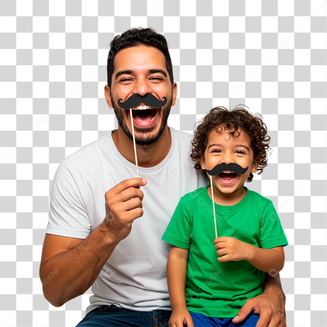 Pai e Filho PNG Transparente
