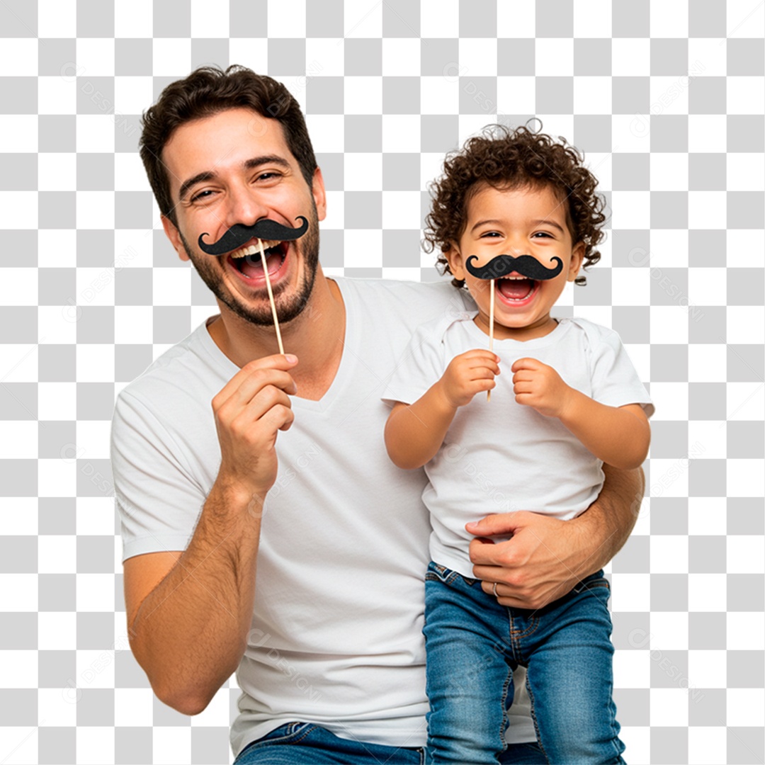 Pai e Filho PNG Transparente