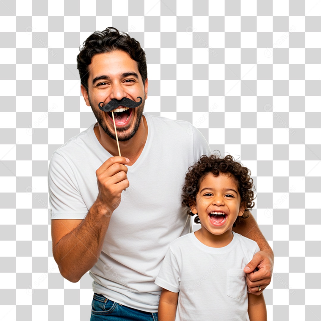 Pai e Filho PNG Transparente