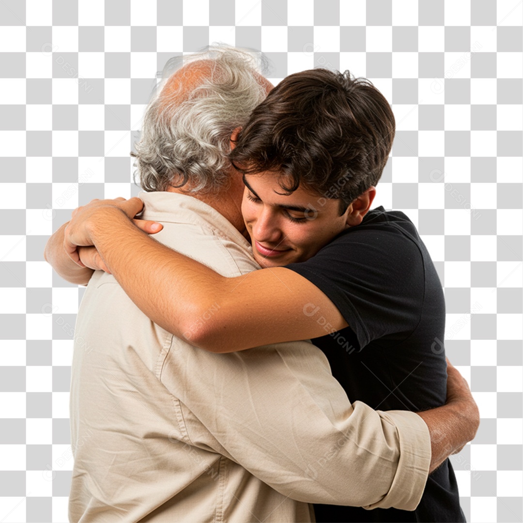 Pai e Filho PNG Transparente