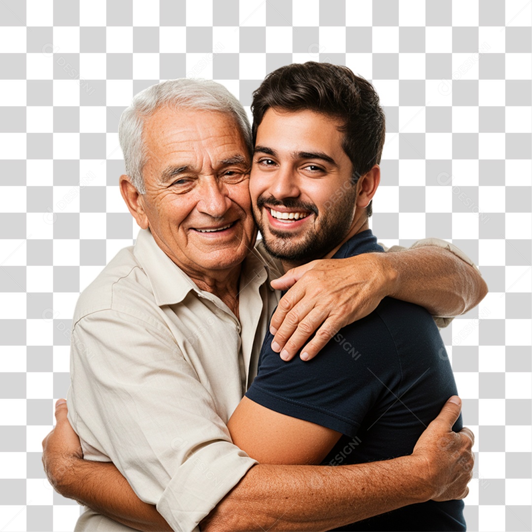 Pai e Filho PNG Transparente