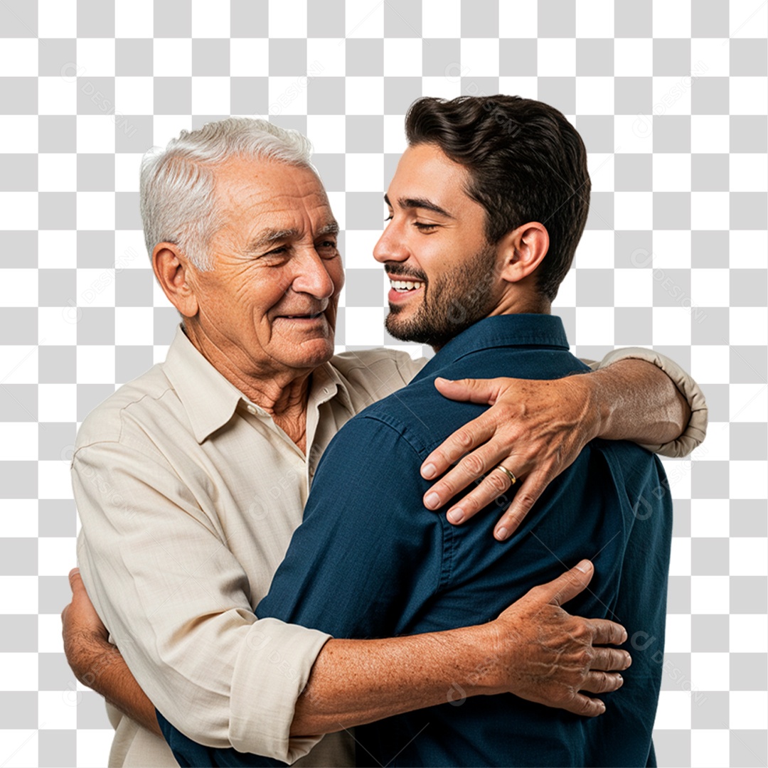 Pai e Filho PNG Transparente