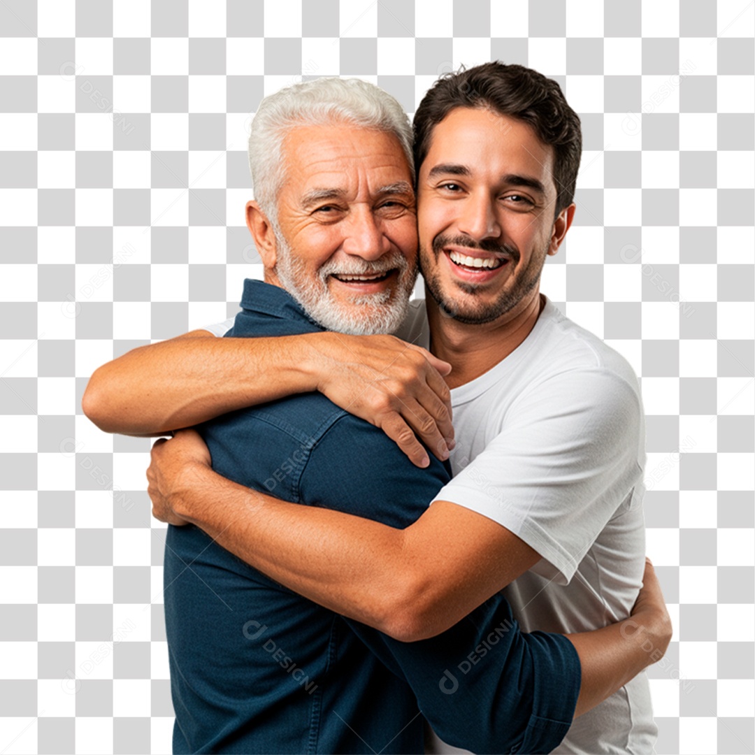 Pai e Filho PNG Transparente