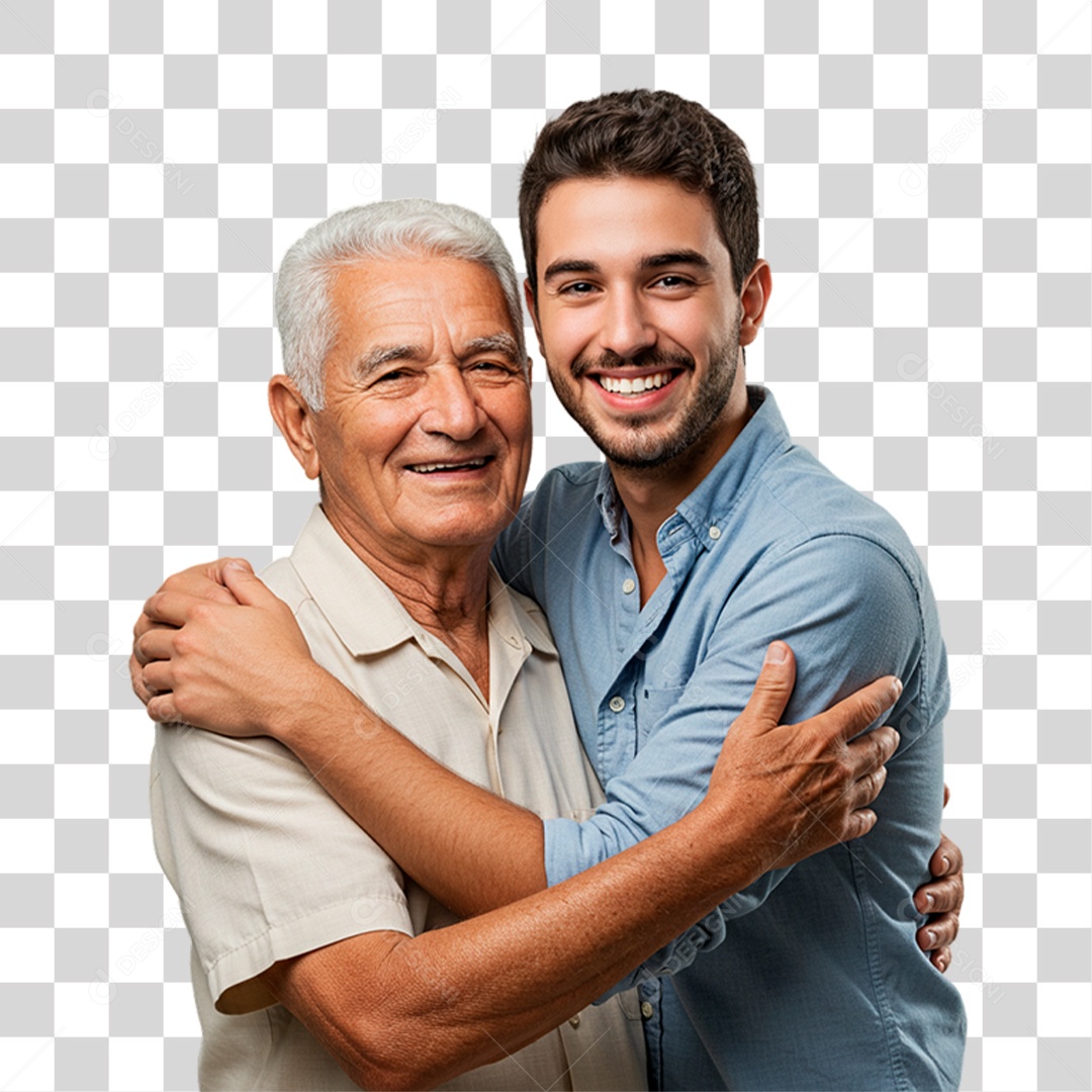 Pai e Filho PNG Transparente