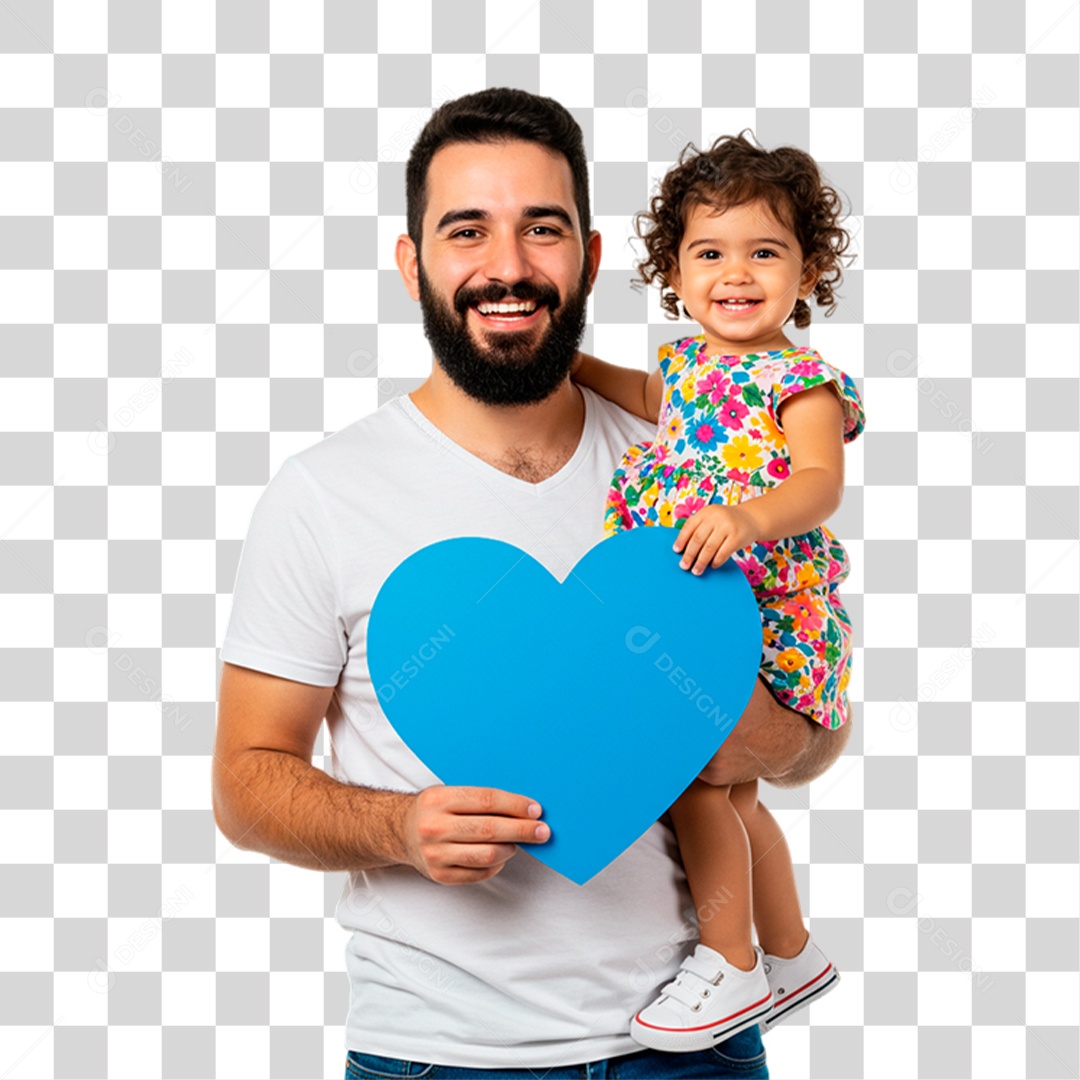Pai e Filha PNG Transparente