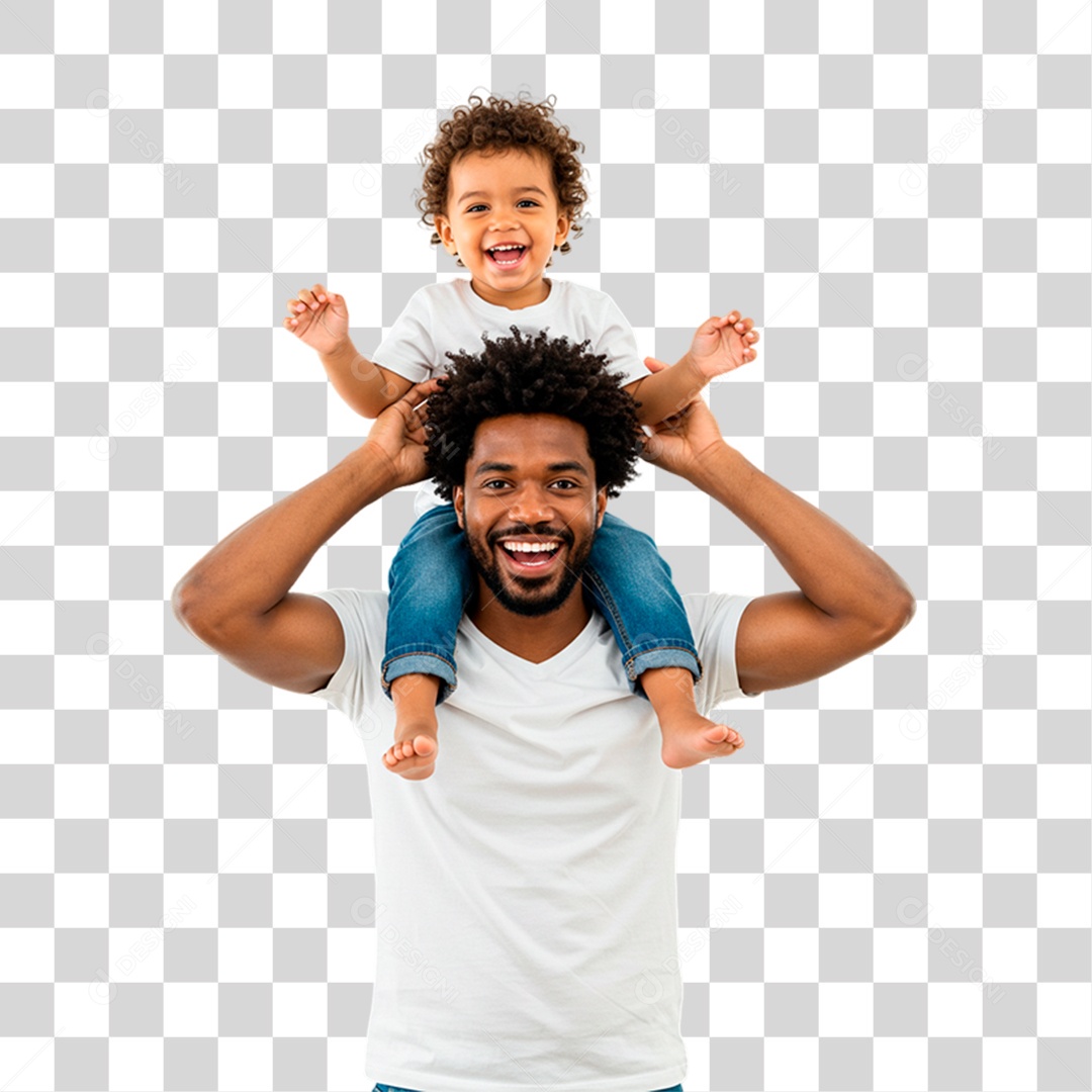 Pai e Filho PNG Transparente