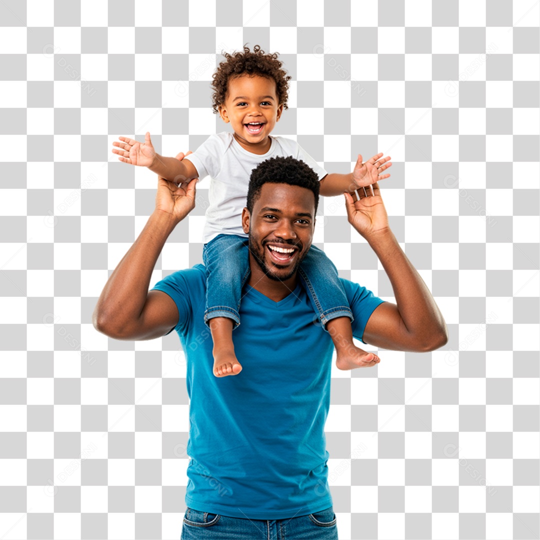 Pai e Filho PNG Transparente