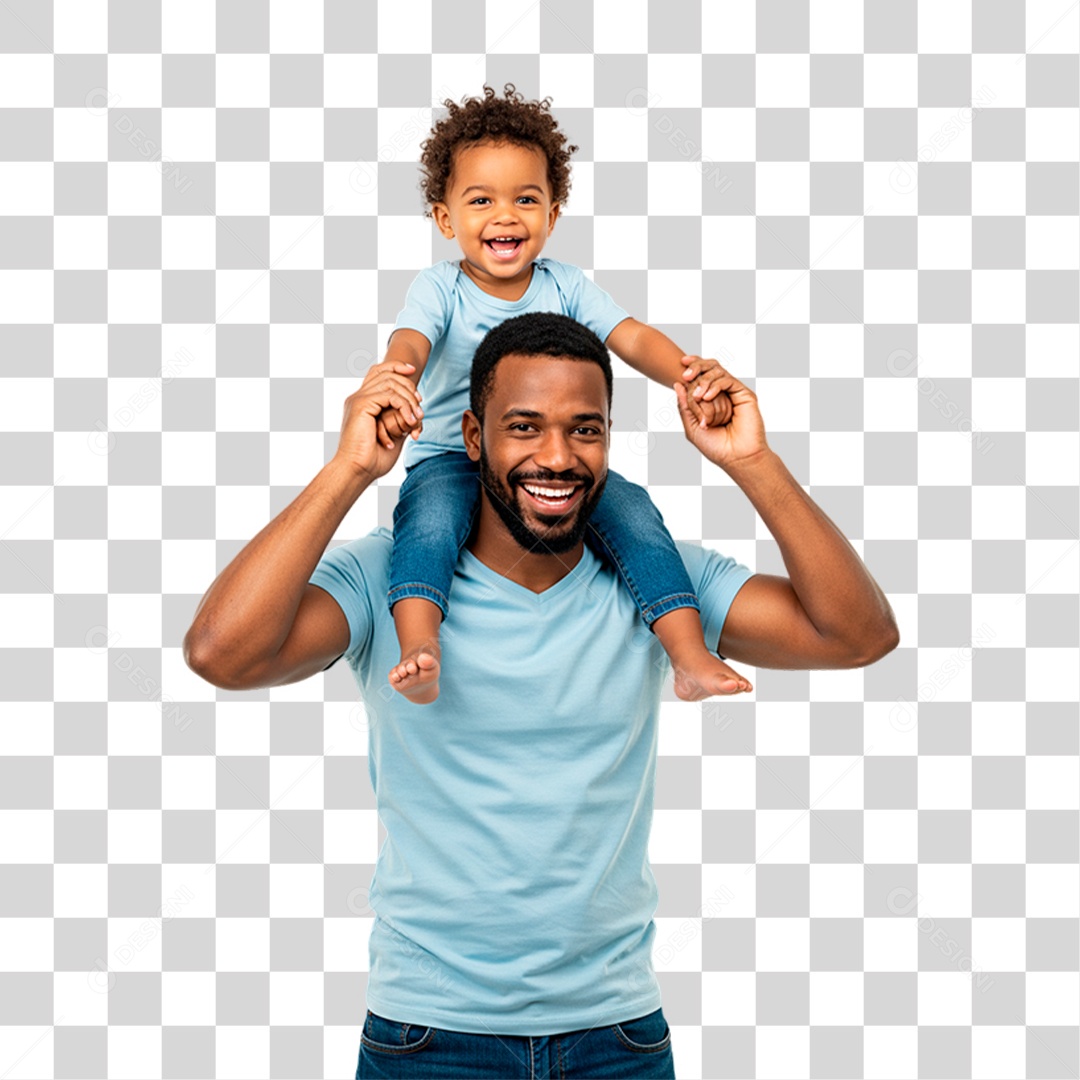 Pai e Filho PNG Transparente