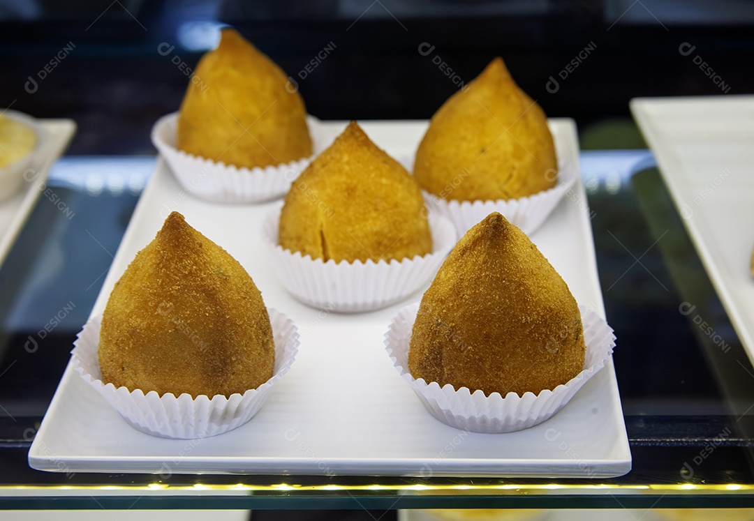 Coxinha de frango com catupiry