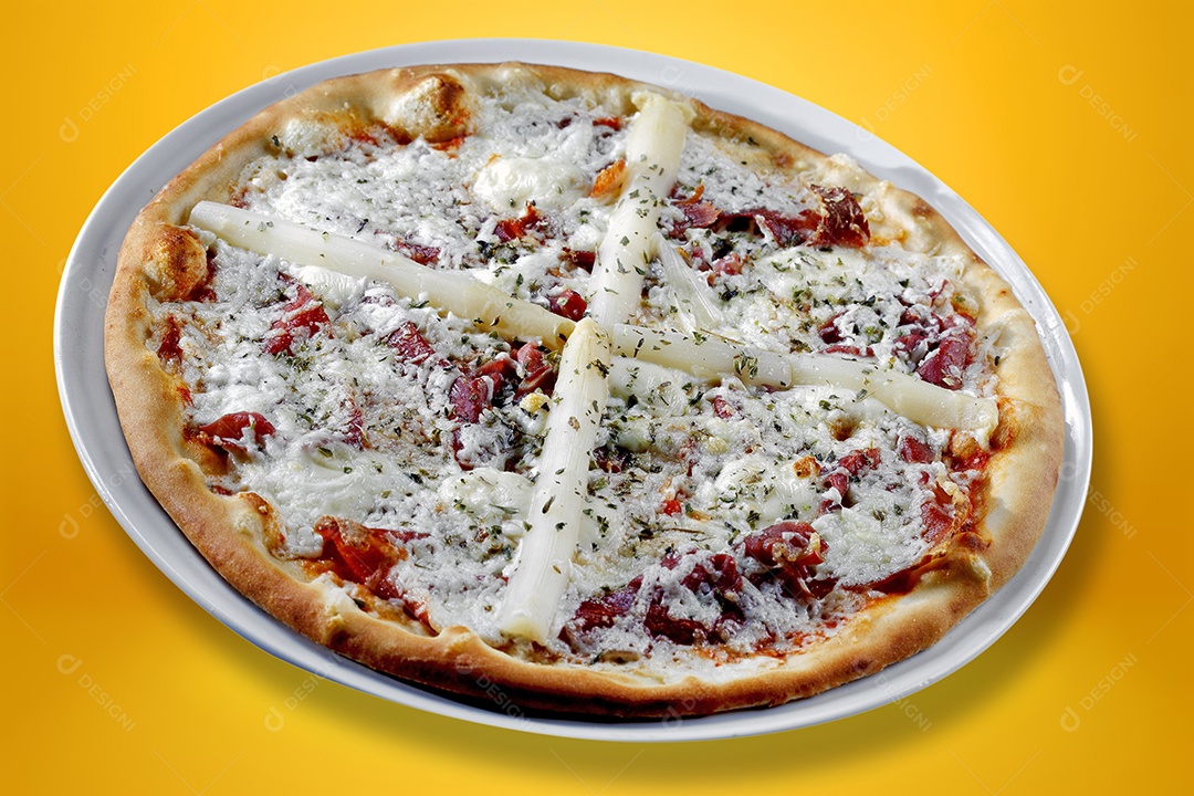 Pizza catupiry e mussarela