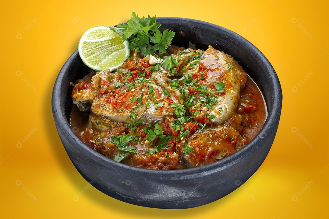 Moqueca tradicional panela barro