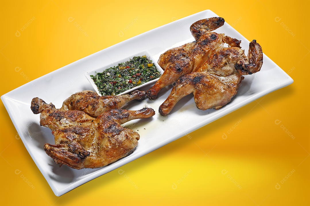 Galerto assado ao molho