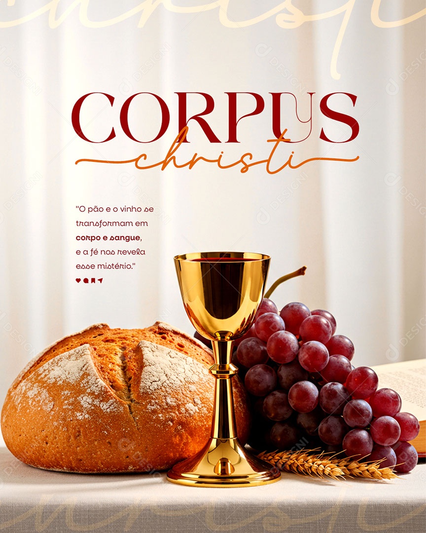 Dia de Corpus Christi 19 de Junho Social Media PSD Editável