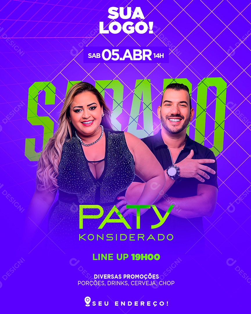 Paty Konsiderado Social Media PSD Editável