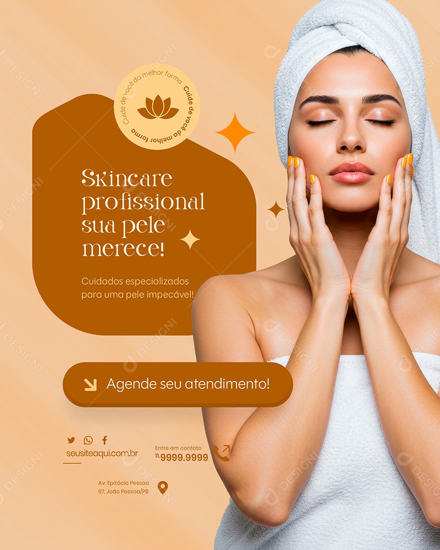 Clínica de Estética Social Media PSD Editável