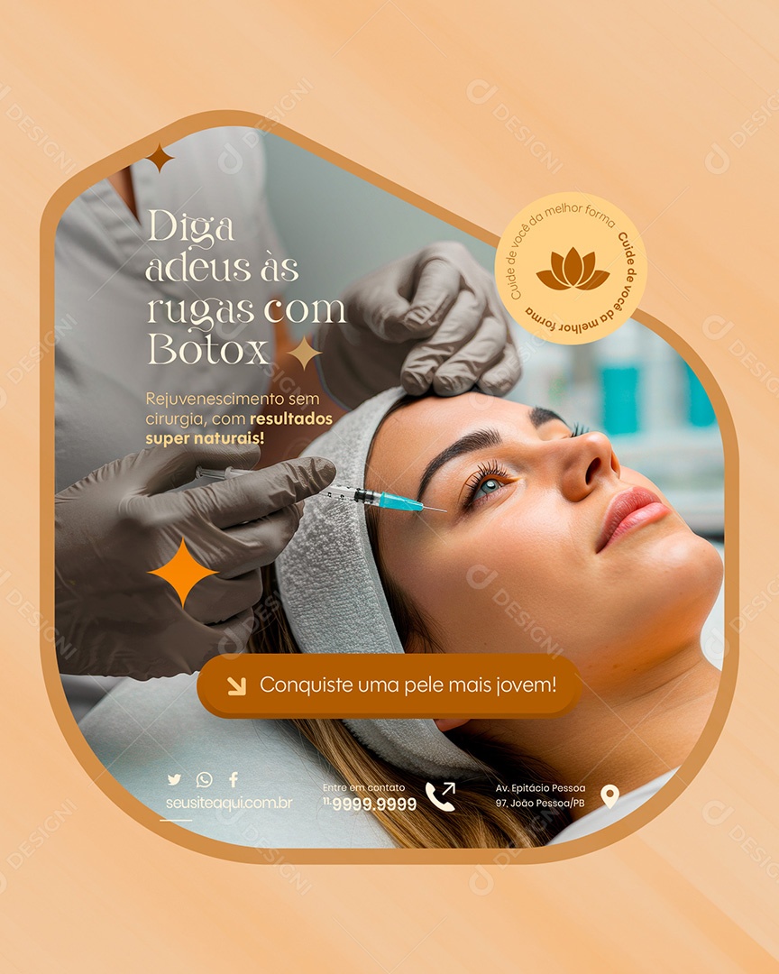 Clínica de Estética Social Media PSD Editável
