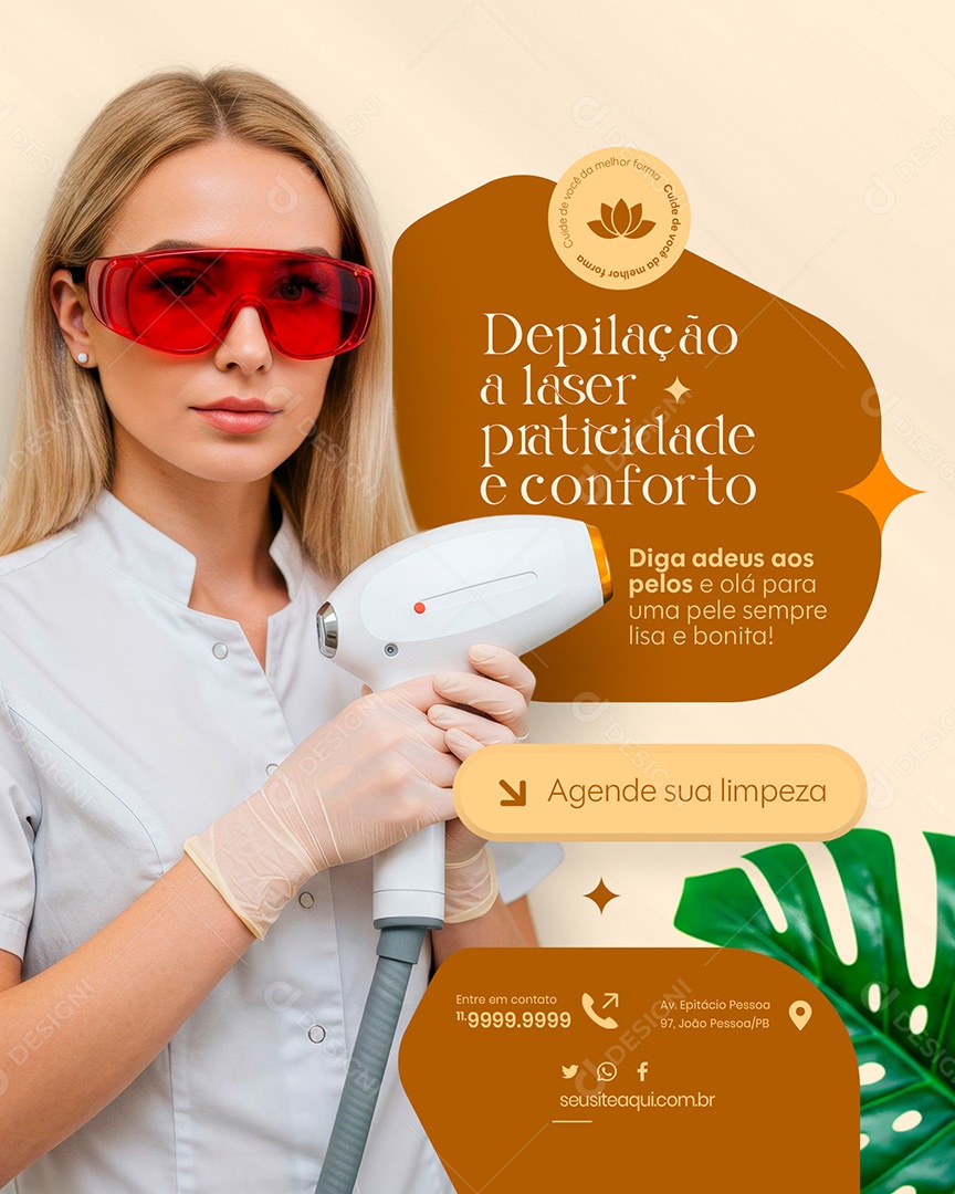 Clínica de Estética Social Media PSD Editável