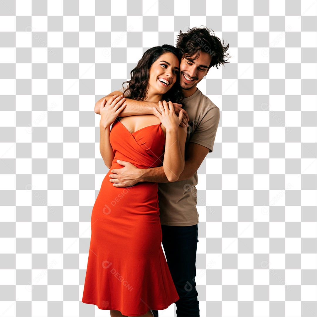 Jovem Casal PNG Transparente