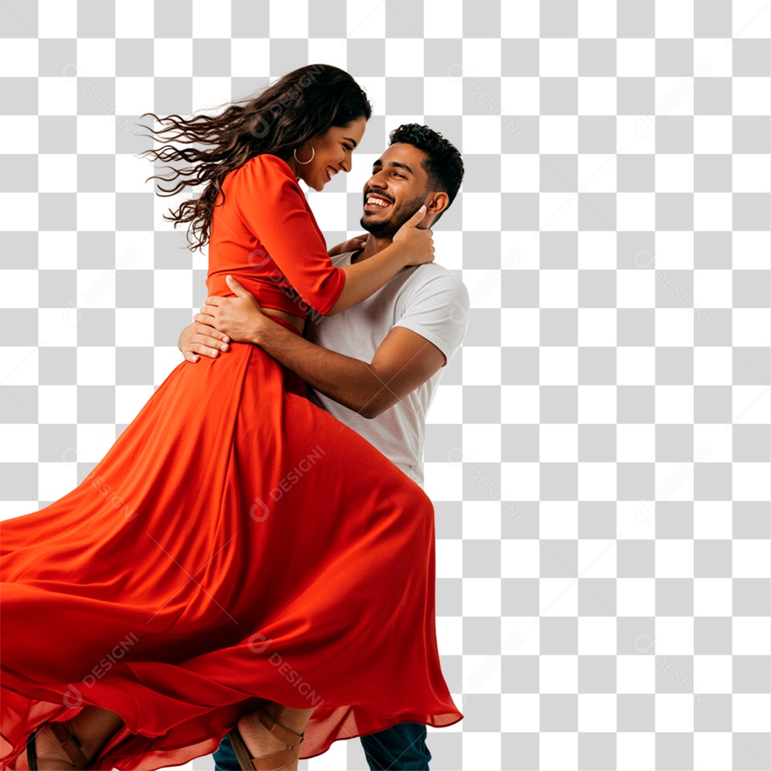 Jovem Casal PNG Transparente
