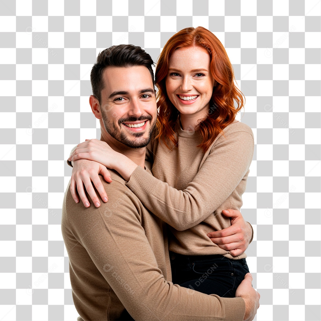 Jovem Casal PNG Transparente