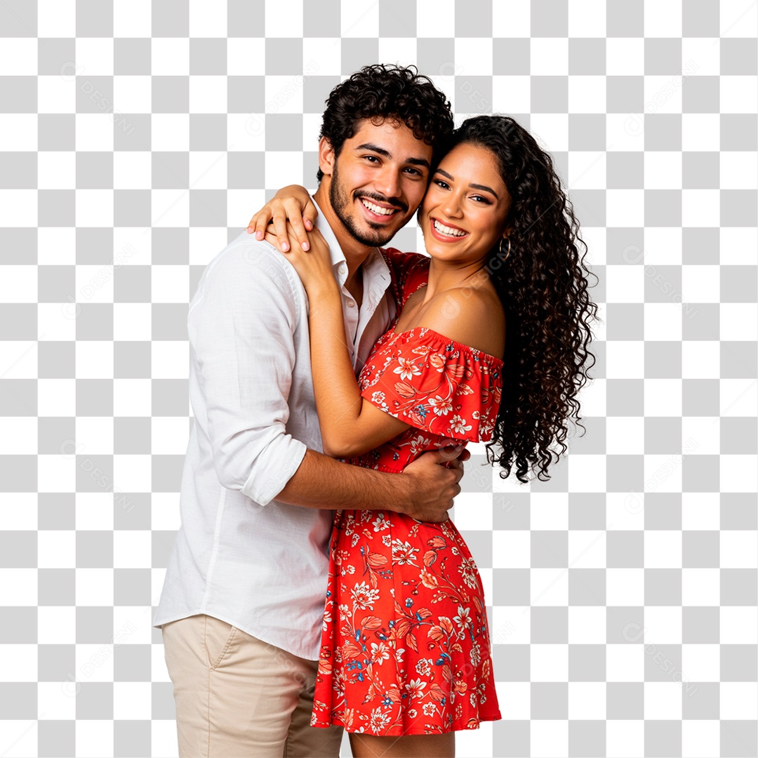 Jovem Casal PNG Transparente