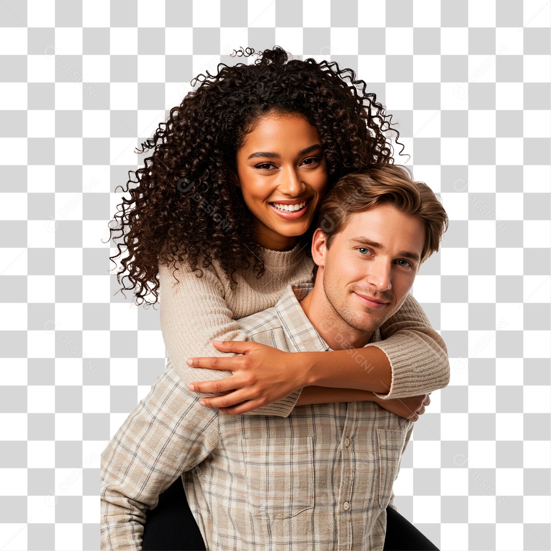 Jovem Casal PNG Transparente