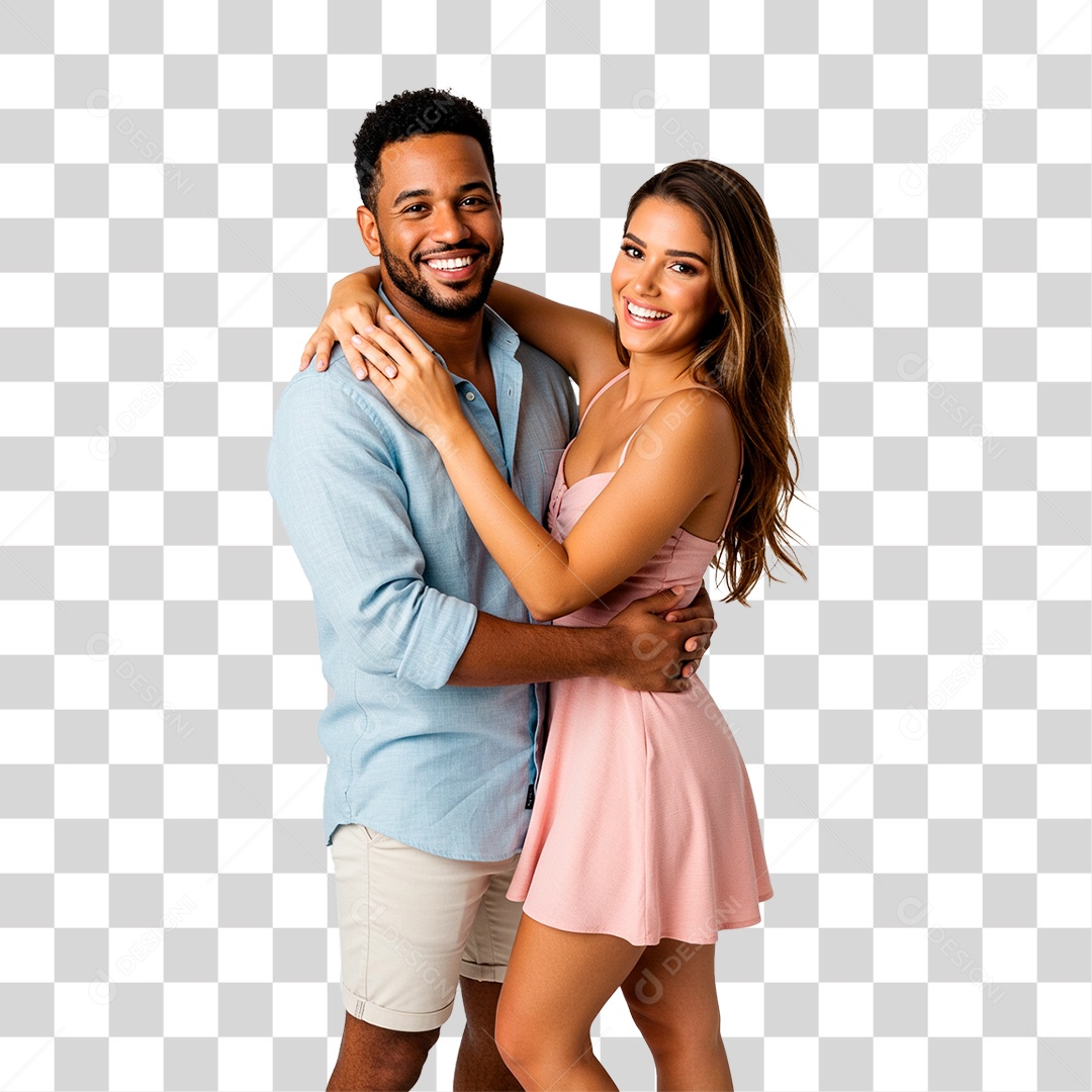 Jovem Casal PNG Transparente