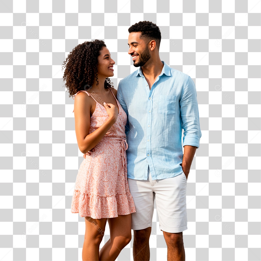 Jovem Casal PNG Transparente