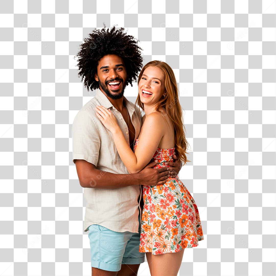 Jovem Casal PNG Transparente