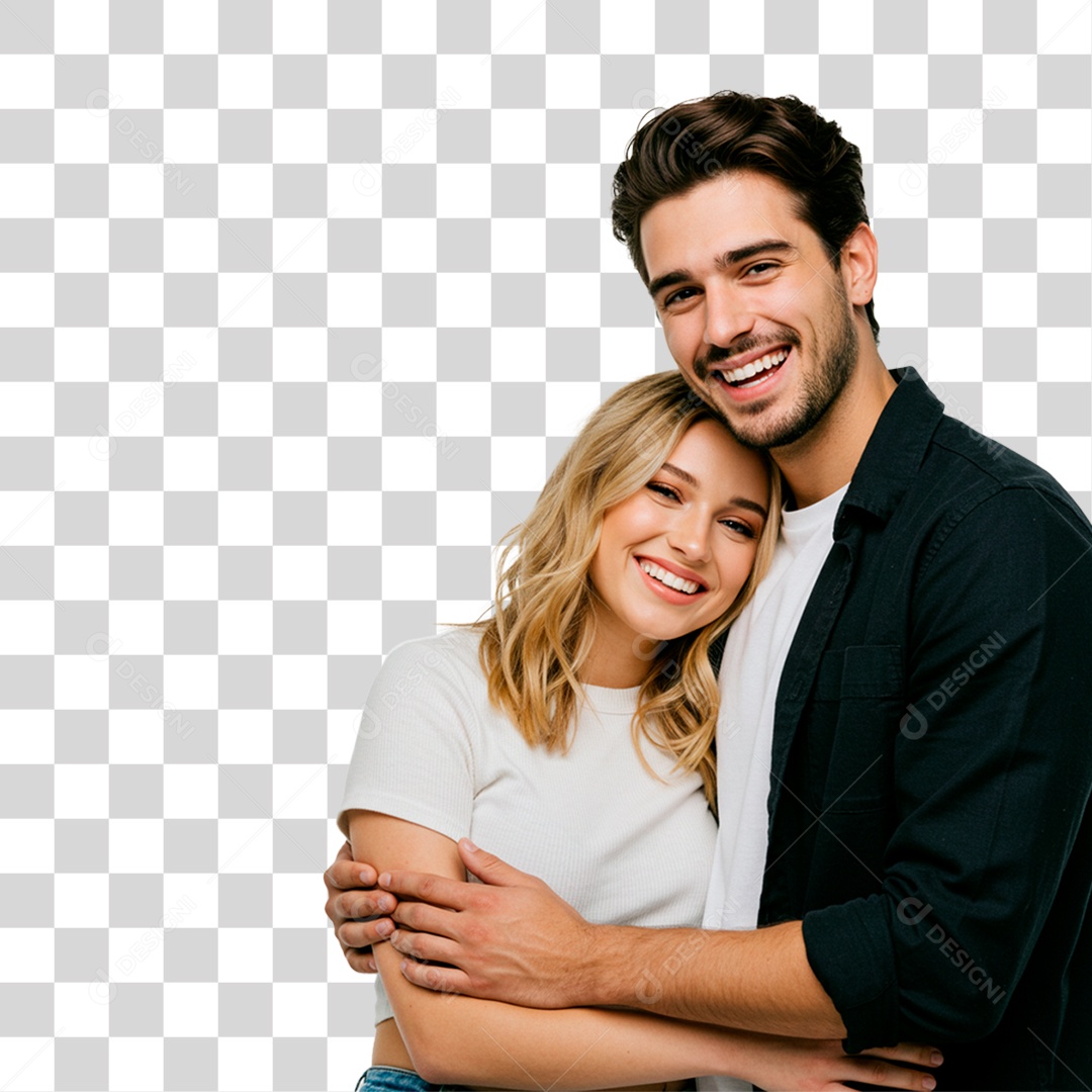 Jovem Casal PNG Transparente