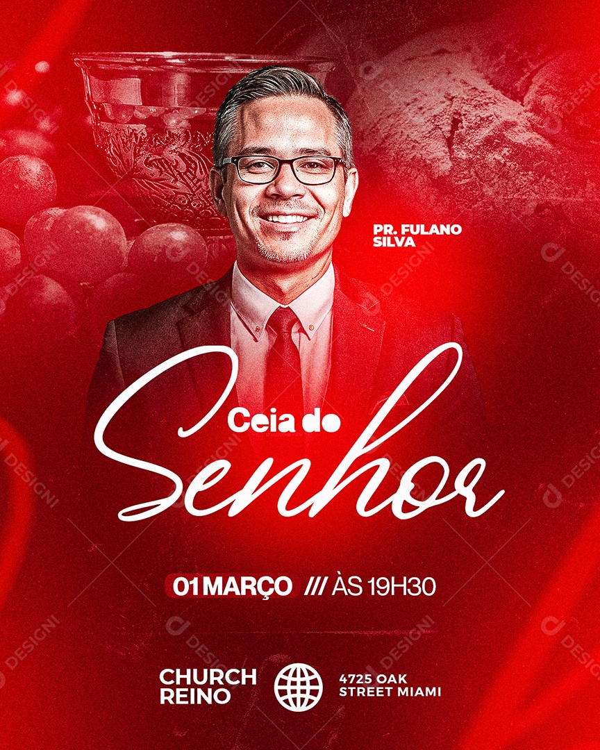 Story Gospel Ceia do Senhor Social Media PSD Editável