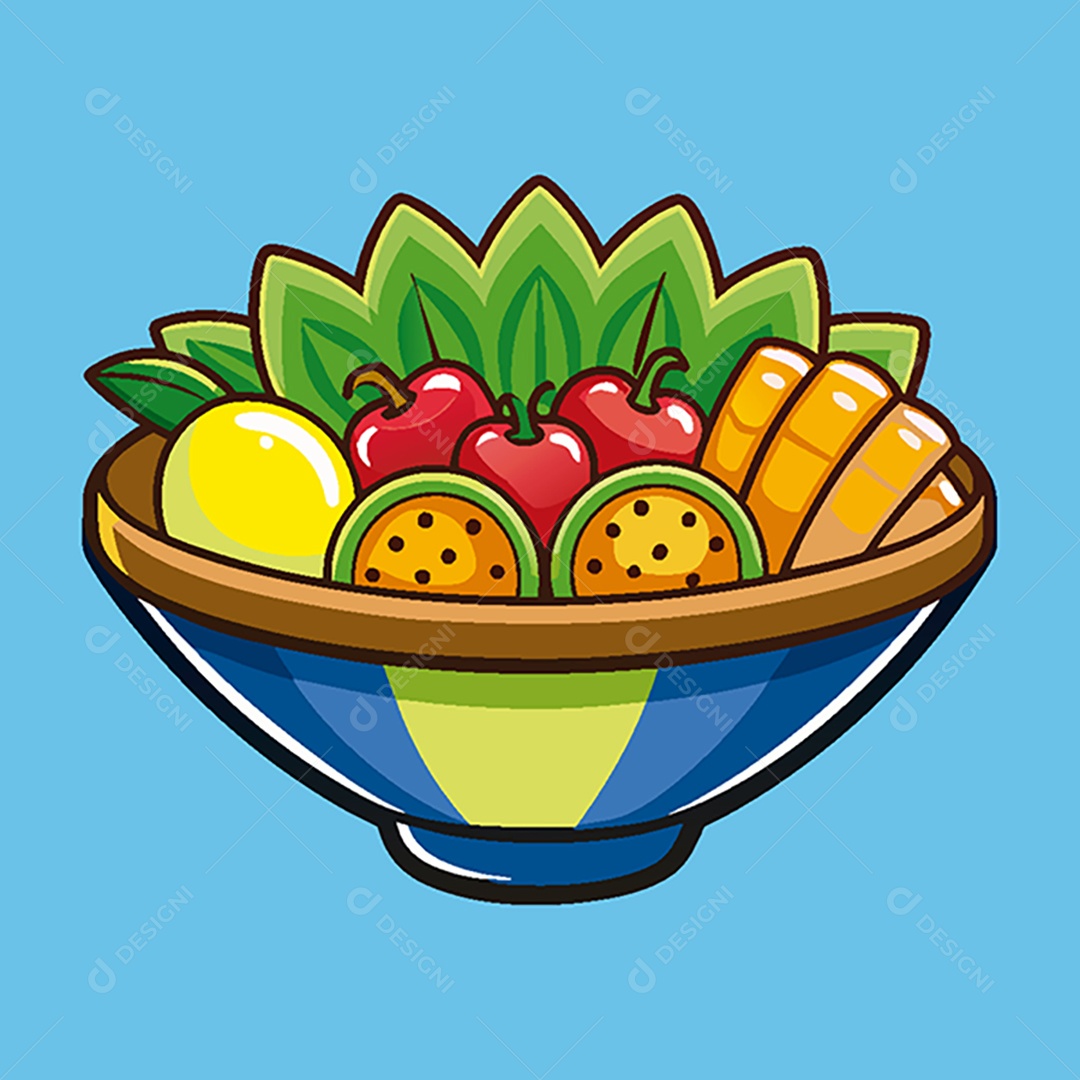 Modelo de Ícone de Logo Fruteira Vetor EPS