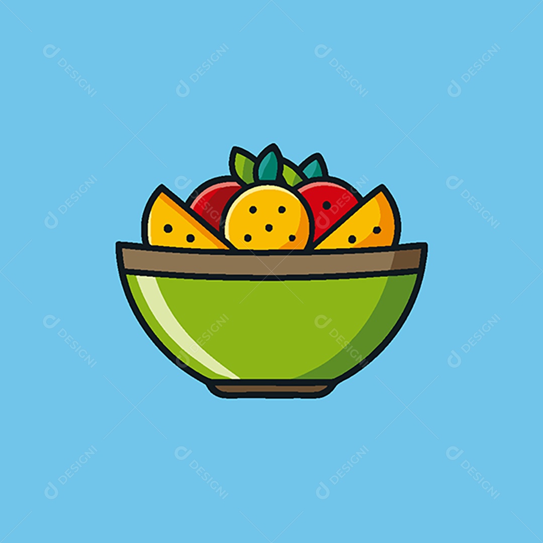 Modelo de Ícone de Logo Fruteira Vetor EPS