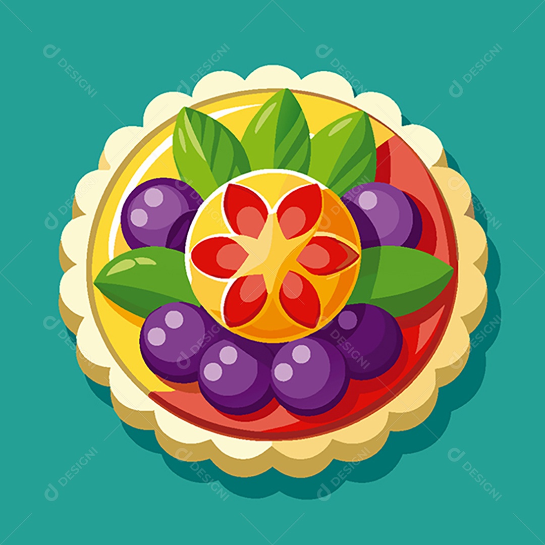 Modelo de Ícone de Logo Torta Vetor EPS