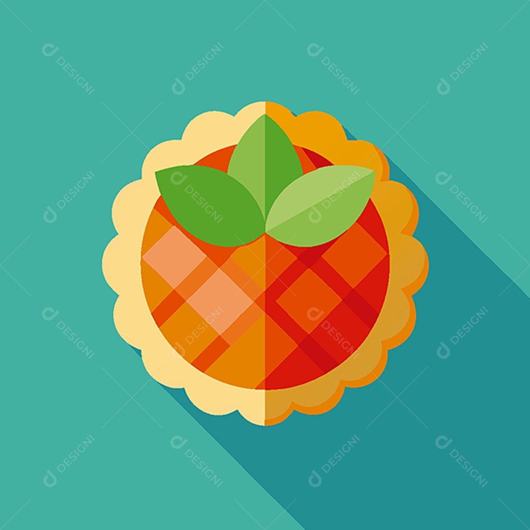 Modelo de Ícone de Logo Torta Vetor EPS