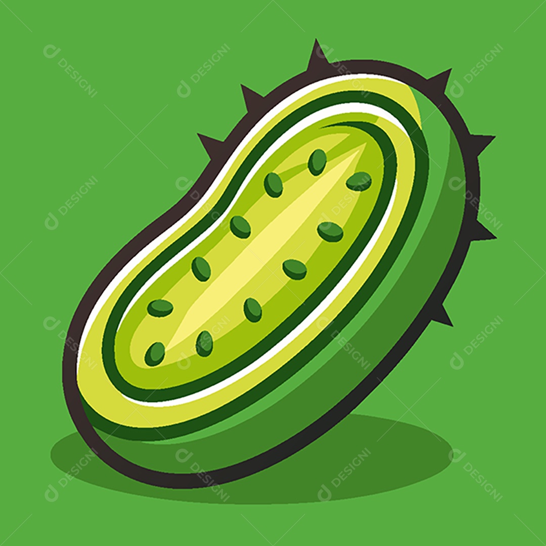 Modelo de Ícone de Logo Pepino Vetor EPS