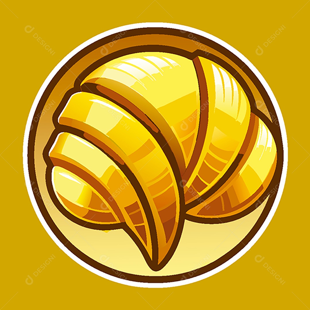 Modelo de Ícone de Logo Biscoito de Sorte Vetor EPS