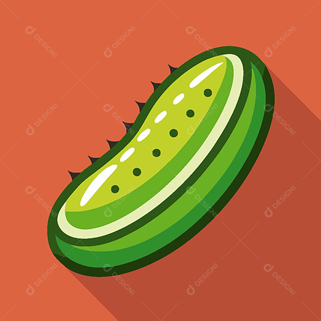 Modelo de Ícone de Logo Pepino Vetor EPS