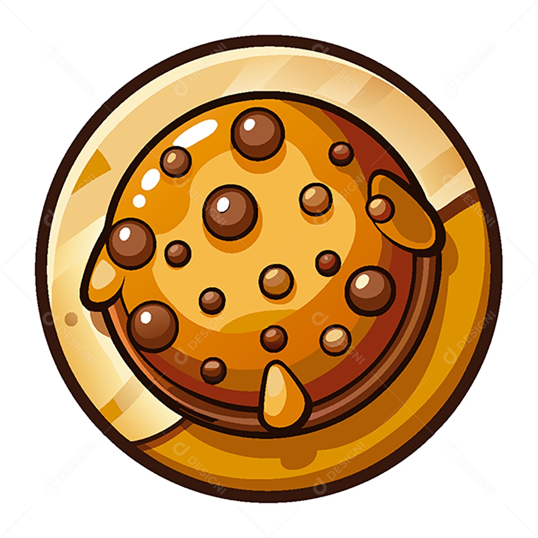 Modelo de Ícone de Logo Biscoito Vetor EPS