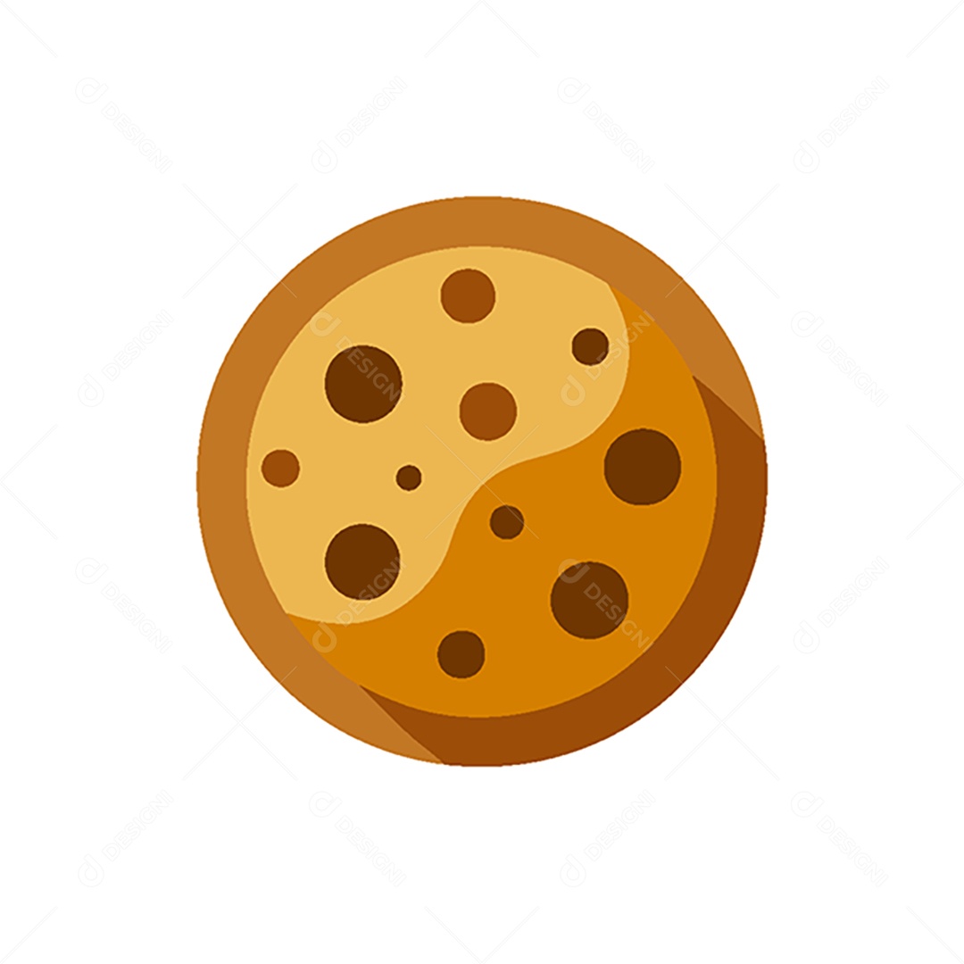Modelo de Ícone de Logo Biscoito Vetor EPS