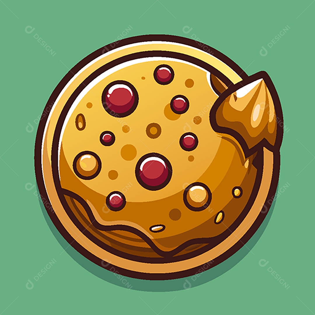 Modelo de Ícone de Logo Biscoito Vetor EPS