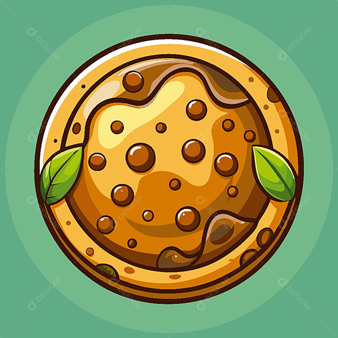 Modelo de Ícone de Logo Biscoito Vetor EPS