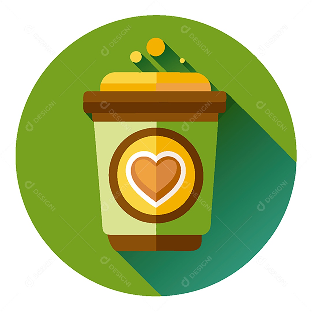 Modelo de Ícone de Logo Café Vetor EPS