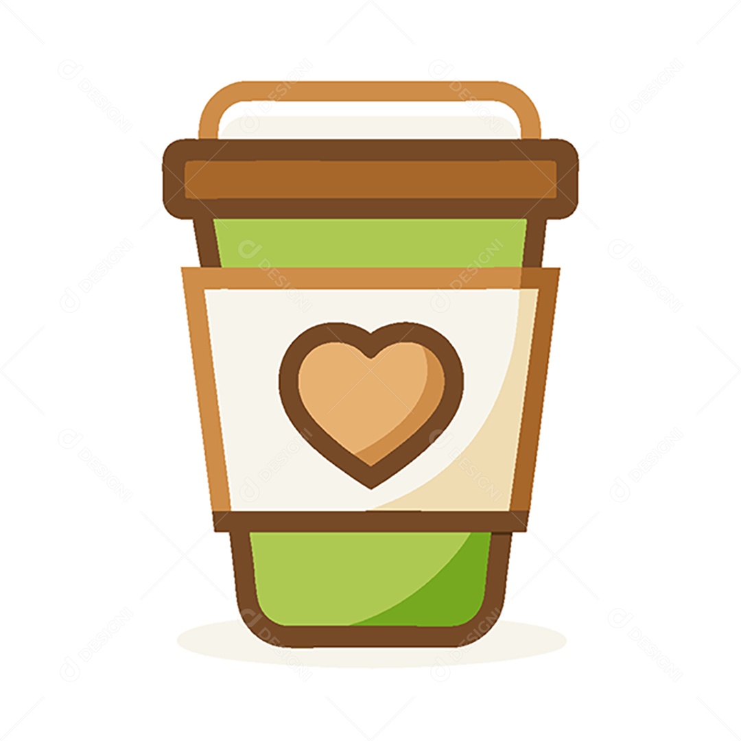 Modelo de Ícone de Logo Café Vetor EPS