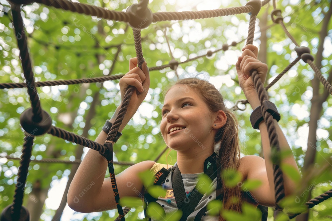 Mulher enfrenta o desafio da escalada em rocha
