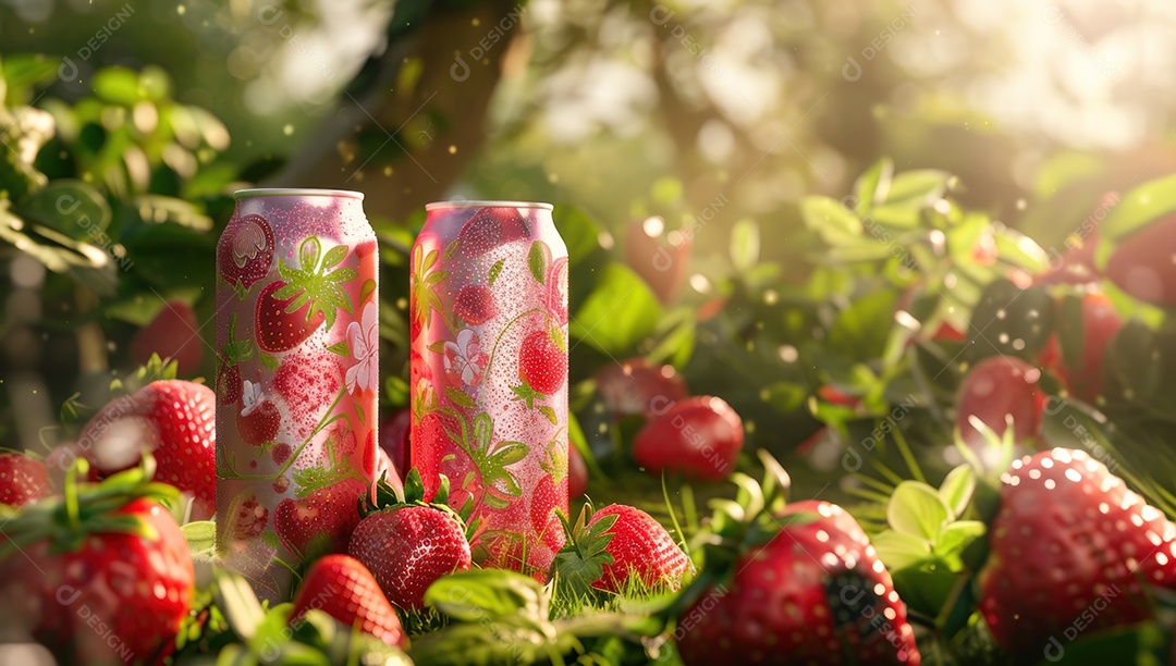 Smoothie de frutas fresco em um copo com fatias de fruta sobre uma mesa de madeira